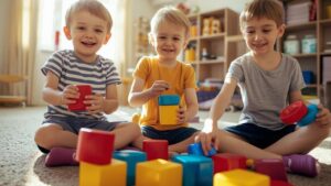 kids and shapes learning