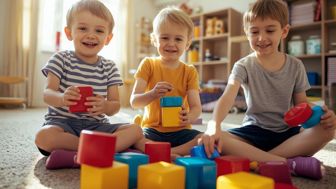 kids and shapes learning